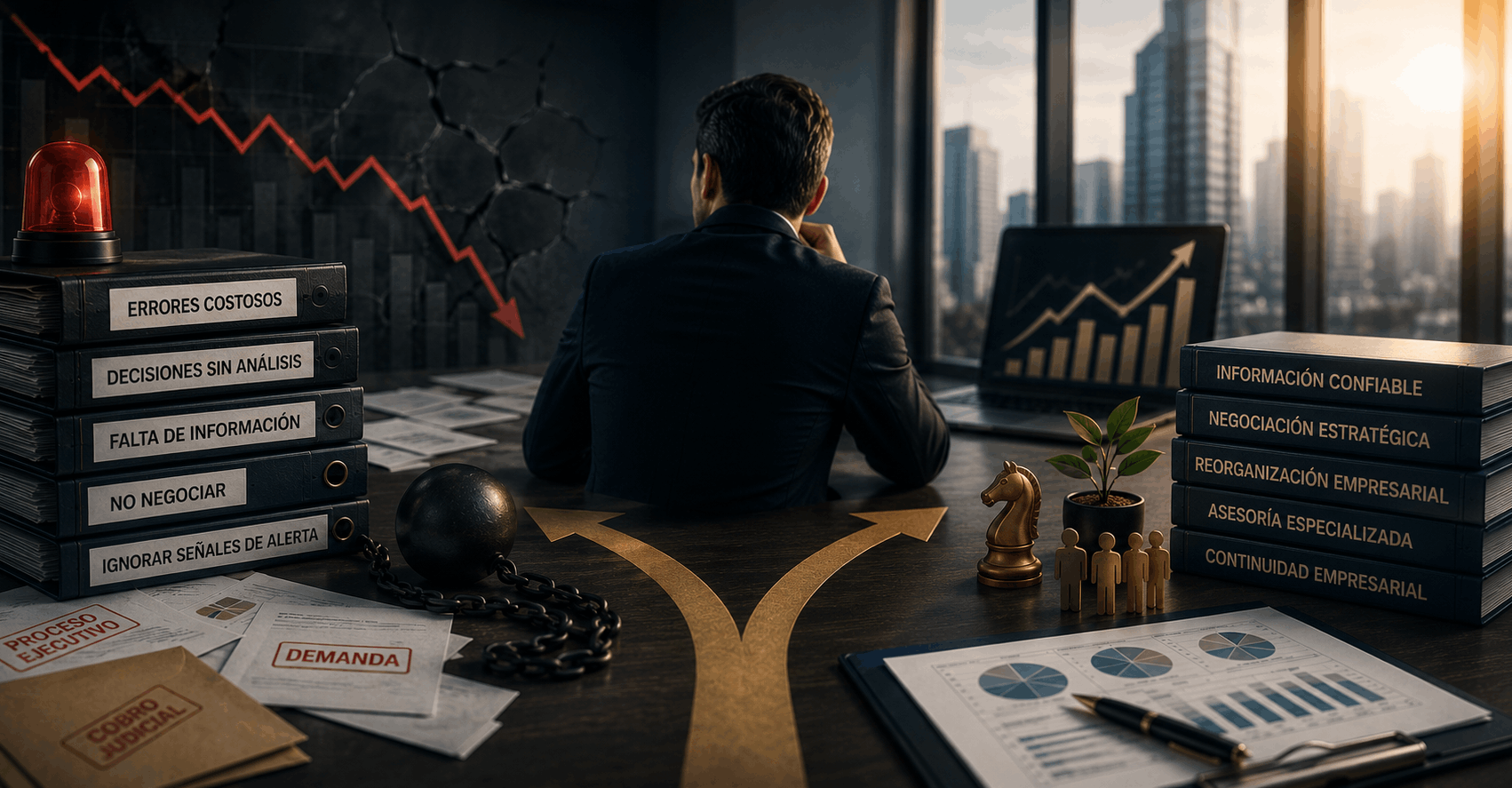 Errores que ponen en riesgo la continuidad de una empresa endeudada